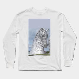 the Kelpies, Helix Park Long Sleeve T-Shirt